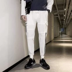 Pantalon Coréen DEATH™ 18 Pantalon Coréen DEATH™ -Mode Coréenne hallyu street pantalons s blanc pantalon coreen death 16704540508183