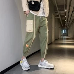 Pantalon Coréen ARMY™ -Mode Coréenne hallyu street pantalons xxxl vert pantalon coreen army 16707543531543