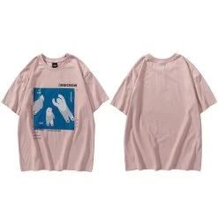 T-Shirt Coréen WHITEBEAR™ -Mode Coréenne hallyu street rose asian xl t shirt coreen whitebear 27931125907479