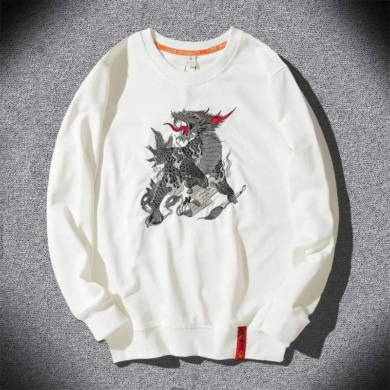 Sweatshirt Brodé Coréen SUMMON™ 4 Sweatshirt Brodé Coréen SUMMON™ – Image 2