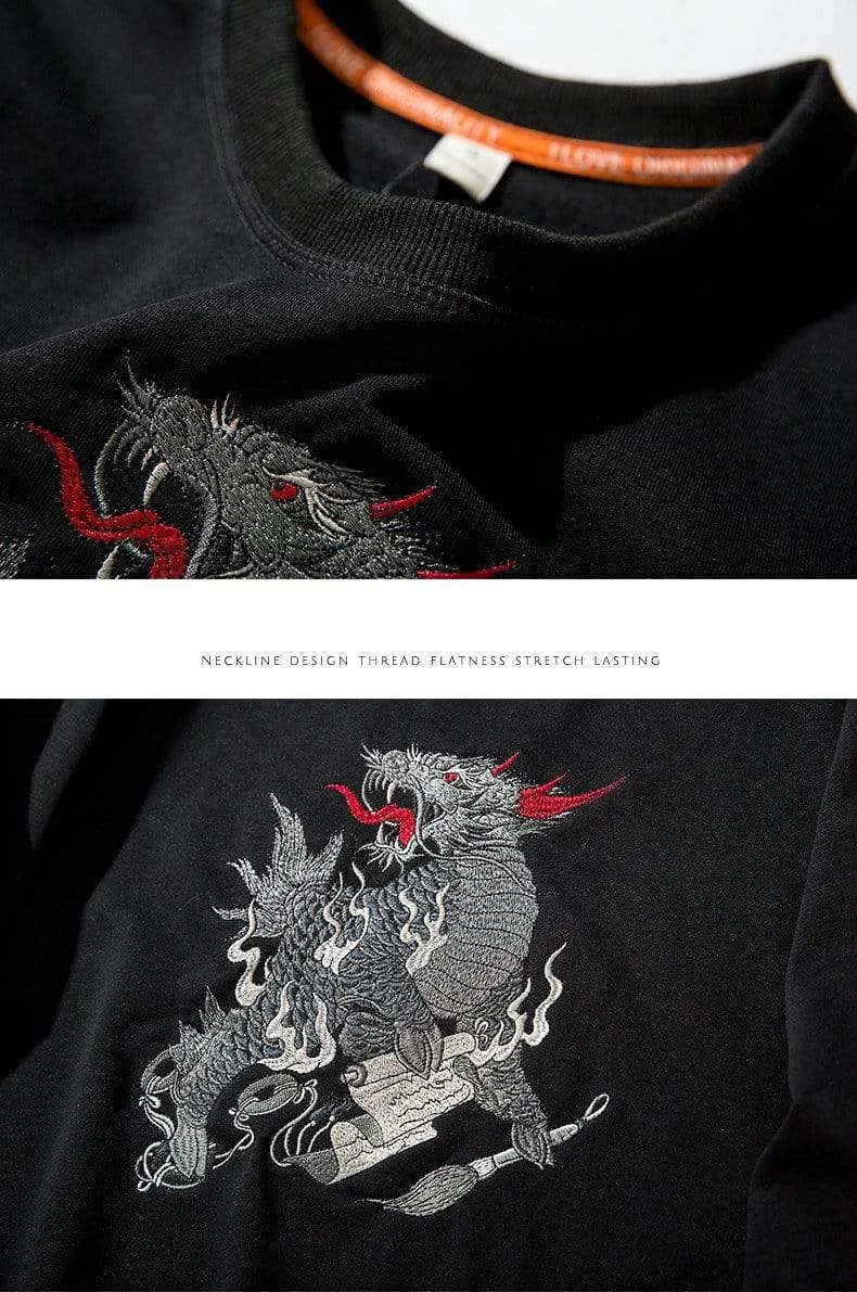 Sweatshirt Brodé Coréen SUMMON™ 9 Sweatshirt Brodé Coréen SUMMON™ – Image 7