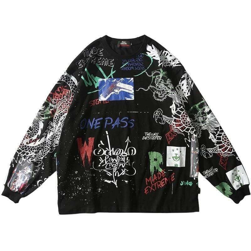 Sweatshirt Coréen STREETART™ 3 Sweatshirt Coréen STREETART™