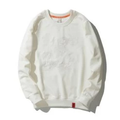 Sweatshirt Coréen Brodé FISHY™ -Mode Coréenne hallyu street sweatshirts blanc s sweatshirt coreen brode fishy 16642996699159