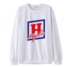 Sweatshirt Triple H Edition -Mode Coréenne hallyu street sweatshirts blanc s sweatshirt triple h edition 3978244325399