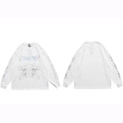 Sweatshirt Coréen VERRAY™ -Mode Coréenne hallyu street sweatshirts blanc xl sweatshirt coreen verray 27945272737815