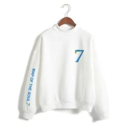 Sweatshirt Coréen BTS 7TH EDITION -Mode Coréenne hallyu street sweatshirts blanc xxs sweatshirt coreen bts 7th edition 16546686664727