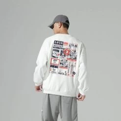 Hoodie Coréen CARTOON™ -Mode Coréenne hallyu street sweatshirts blanc xxxl hoodie coreen cartoon 16711925301271