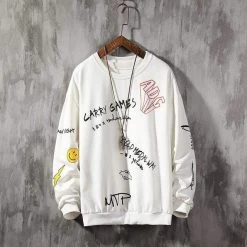 Sweatshirt CARRY™ -Mode Coréenne hallyu street sweatshirts gray m sweatshirt carry 16533995782167