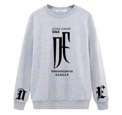 Sweatshirt SUPERJUNIOR D&E Edition™ -Mode Coréenne hallyu street sweatshirts gris s sweatshirt superjunior d e edition 12789070397463