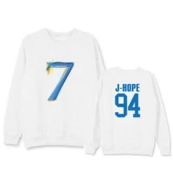 Sweatshirt Coréen BTS 7TH EDITION™ -Mode Coréenne hallyu street sweatshirts j hope blanc xxl sweatshirt coreen bts 7th edition 16514119368727