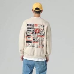 Hoodie Coréen CARTOON™ -Mode Coréenne hallyu street sweatshirts kaki xxxl hoodie coreen cartoon 16711925596183