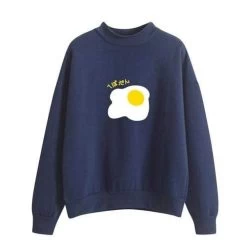 Sweatshirt Coréen EGGSY™ -Mode Coréenne hallyu street sweatshirts navy l sweatshirt coreen eggsy 27952745152535
