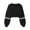 Sweatshirt Coréen Oh My Rainbow™ -Mode Coréenne hallyu street sweatshirts noir l livraison offerte sweatshirt oh my rainbow 13755659583511