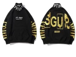 Sweatshirt SGUP™ -Mode Coréenne hallyu street sweatshirts noir l sweatshirt sgup 13494423912471