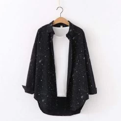 Chemise Coréenne STARY™ -Mode Coréenne hallyu street sweatshirts noir m chemise coreenne stary 16647392722967