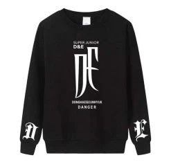 Sweatshirt SUPERJUNIOR D&E Edition™ -Mode Coréenne hallyu street sweatshirts noir s sweatshirt superjunior d e edition 12789070495767