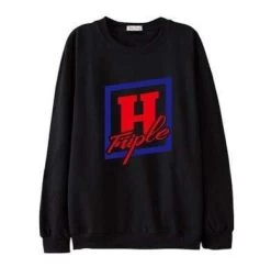 Sweatshirt Triple H Edition -Mode Coréenne hallyu street sweatshirts noir s sweatshirt triple h edition 3978244063255