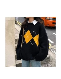 Pullover Coréen GEOM™ -Mode Coréenne hallyu street sweatshirts pullover coreen geom 16650042933271