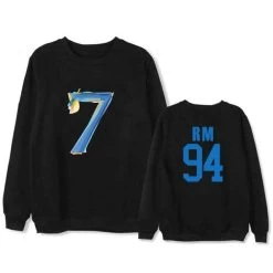 Sweatshirt Coréen BTS 7TH EDITION™ -Mode Coréenne hallyu street sweatshirts rm noir xxl sweatshirt coreen bts 7th edition 16514120155159