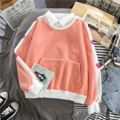 Sweatshirt Coréen CUTY™ -Mode Coréenne hallyu street sweatshirts rose m sweatshirt coreen cuty 16660318683159