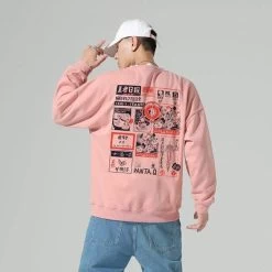 Hoodie Coréen CARTOON™ -Mode Coréenne hallyu street sweatshirts rose xxl hoodie coreen cartoon 16711925399575