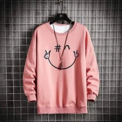 Sweatshirt Coréen SMILEIT™ -Mode Coréenne hallyu street sweatshirts rose xxxl sweatshirt coreen smileit 16720860020759