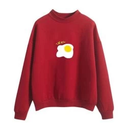 Sweatshirt Coréen EGGSY™ -Mode Coréenne hallyu street sweatshirts rouge l sweatshirt coreen eggsy 27952745119767