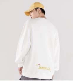 Sweatshirt Coréen Brodé SPACY™ -Mode Coréenne hallyu street sweatshirts sweatshirt coreen brode spacy 16684110905367