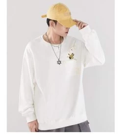 Sweatshirt Coréen Brodé SPACY™ -Mode Coréenne hallyu street sweatshirts sweatshirt coreen brode spacy 16684111069207