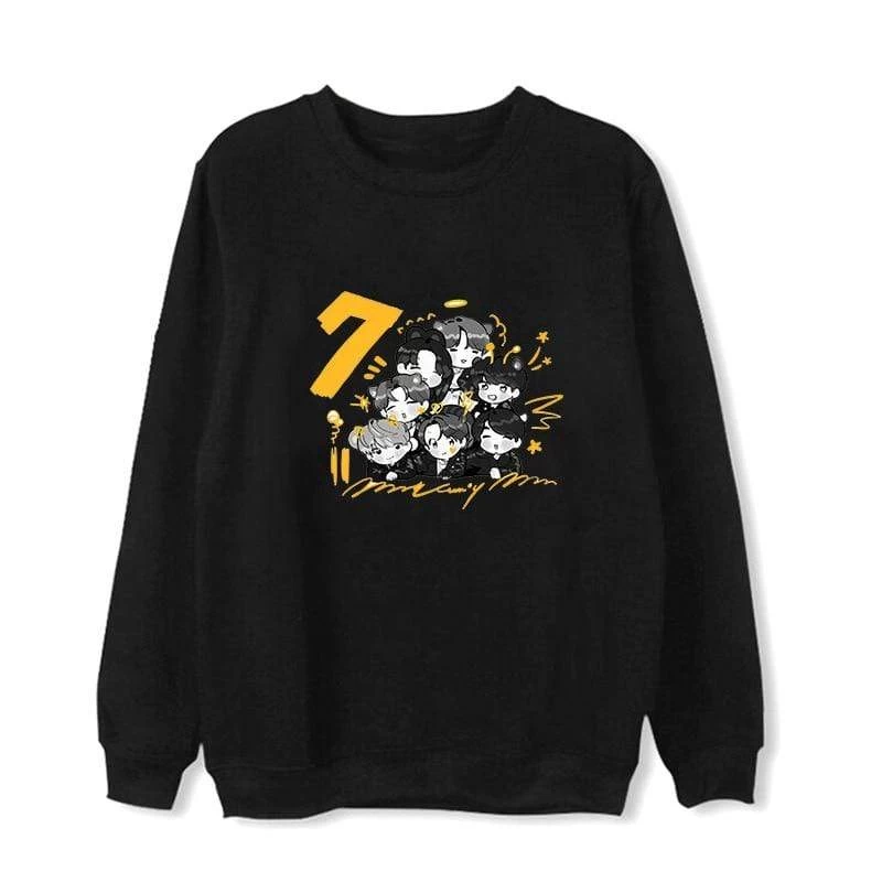 Sweatshirt Coréen BTS CREW™ 3 Sweatshirt Coréen BTS CREW™