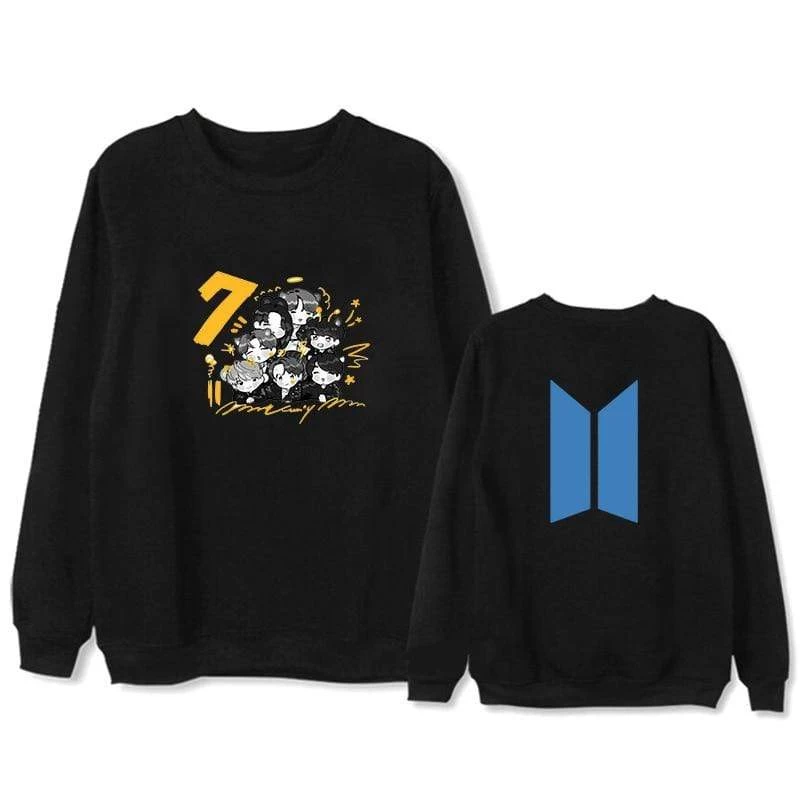 Sweatshirt Coréen BTS CREW™ 7 Sweatshirt Coréen BTS CREW™ – Image 5