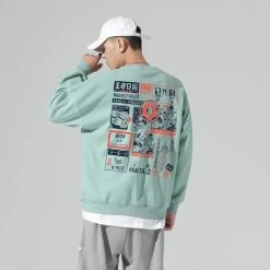 Hoodie Coréen CARTOON™ -Mode Coréenne hallyu street sweatshirts vert s hoodie coreen cartoon 16711925432343