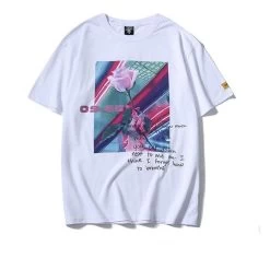 T-Shirt Coréen ROSA™ -Mode Coréenne hallyu street tshirts blanc l t shirt coreen rosa 16559380758551