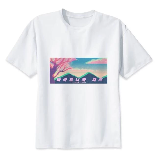 T-Shirt Coréen VAPORWAVE™ 3 T-Shirt Coréen VAPORWAVE™