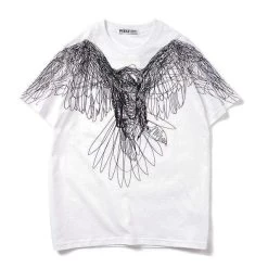 T-Shirt Coréen RAVEN™ -Mode Coréenne hallyu street tshirts blanc m tshirt raven 14043255308311