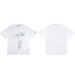 T-Shirt Coréen FINGERZ™ -Mode Coréenne hallyu street tshirts blanc xl t shirt coreen fingerz 27991340810263
