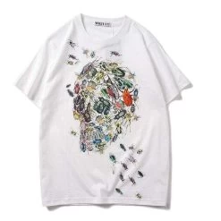 T-Shirt Coréen INSKULL™ -Mode Coréenne hallyu street tshirts blanc xl tshirt inskull 14043132657687