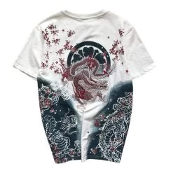 T-Shirt Coréen MOONxDRAGON™ -Mode Coréenne hallyu street tshirts blanc xxxl tshirt moonxdragon 14043225161751