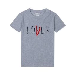 T-Shirt Coréen LOVSER™ -Mode Coréenne hallyu street tshirts gris xxl tshirt lovser 4502028255255