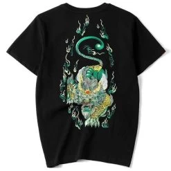 T-Shirt Coréen Brodé GREENFURY™