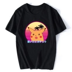 T-Shirt Coréen Pikachu Vaporwave™
