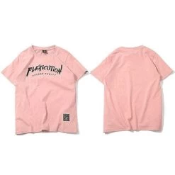 T-Shirt Coréen FLEXICUTION™ -Mode Coréenne hallyu street tshirts rose l tshirt flexicution 13809000185879