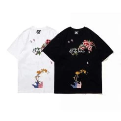 T-Shirt Coréen Brodé LANDZY™ -Mode Coréenne hallyu street tshirts t shirt coreen brode landzy 27932959735831