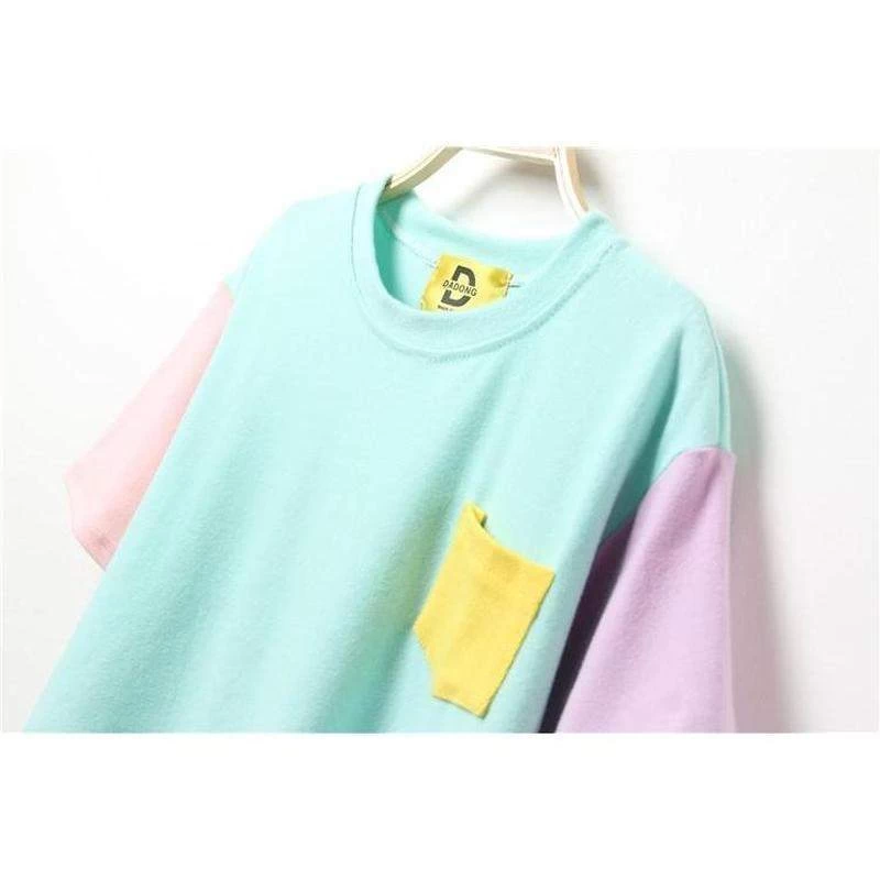 T-Shirt Coréen EXO & BTS Pastel Patches™ 10 T-Shirt Coréen EXO & BTS Pastel Patches™ – Image 8
