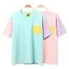 T-Shirt Coréen EXO & BTS Pastel Patches™ -Mode Coréenne hallyu street tshirts t shirt coreen exo bts pastel patches tshirt coreen exo bts pastel patches 16693775040535