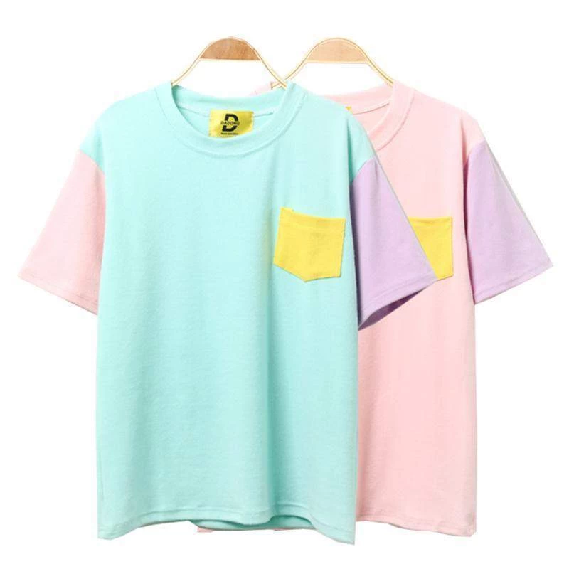 T-Shirt Coréen EXO & BTS Pastel Patches™ 3 T-Shirt Coréen EXO & BTS Pastel Patches™