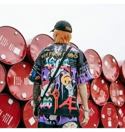 T-Shirt Coréen Chaos™ -Mode Coréenne hallyu street tshirts tshirt chaos 13717947023383