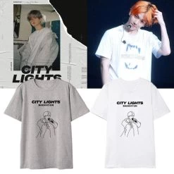 T-Shirt Coréen City Lights™ -Mode Coréenne hallyu street tshirts tshirt city lights tshirt city lights 16693779234839
