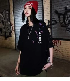 T-Shirt Coréen DARK Ocean™ -Mode Coréenne hallyu street tshirts tshirt dark ocean 13692513255447