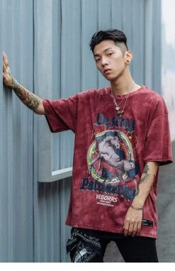 T-Shirt Coréen Destroy The Patriarchy™ -Mode Coréenne hallyu street tshirts tshirt destroy the patriarchy 13696851443735